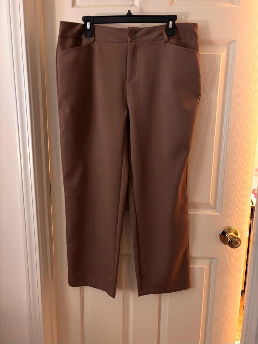 SHEIN Taupe Stretch Dress Pants